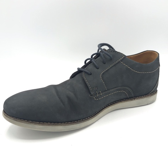Clarks Mens Raharto Plain Oxford 5 Blue 